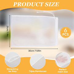 DIVINA VITAE nylon cheesecloth bag reusable for safe food filtration.