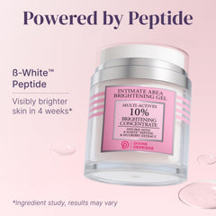Divine Derriere mulberry-lactic ingredients label highlights plant-based brightening for even tone.