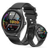 DIVOAZBVO smartwatch on the wrist with 1.39-inch display for clear workouts.