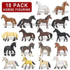 Divwa realistic pony toy collection enhances display and pretend play.