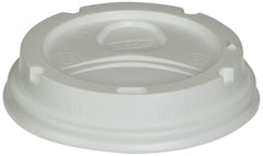 Dixie dome lid with PecfecTouch for 12/16 oz cups, spill-resistant design.