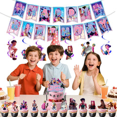 DiXteption hanging swirl 3 enhances space with playful color