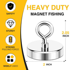 Close-up of DIYMAG magnet with triple-layer coating showcasing rust resistance
