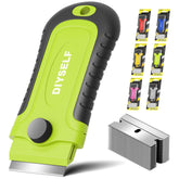 DIYSELF Razor Scraper with Blade Storage keeps blades organized for quick task switching.