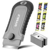 DIYSELF Razor Scraper with ergonomic handle for comfortable cleaning.