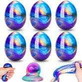 DLAIUSMALL slime-filled Easter egg in blue for hands-on play and exploration