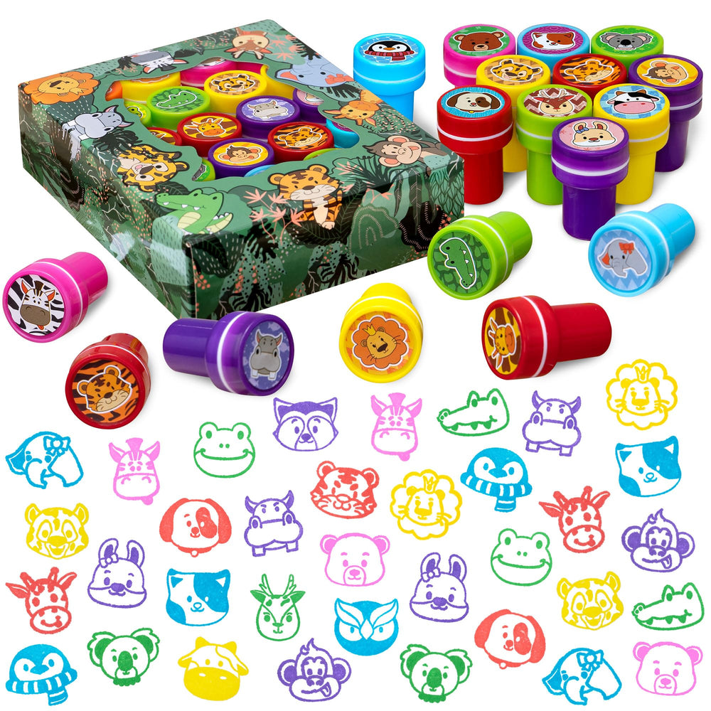 DMIGHT Jungle Safari lion stamp for kids crafts and party favors.