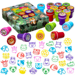 DMIGHT Jungle Safari lion stamp for kids crafts and party favors.