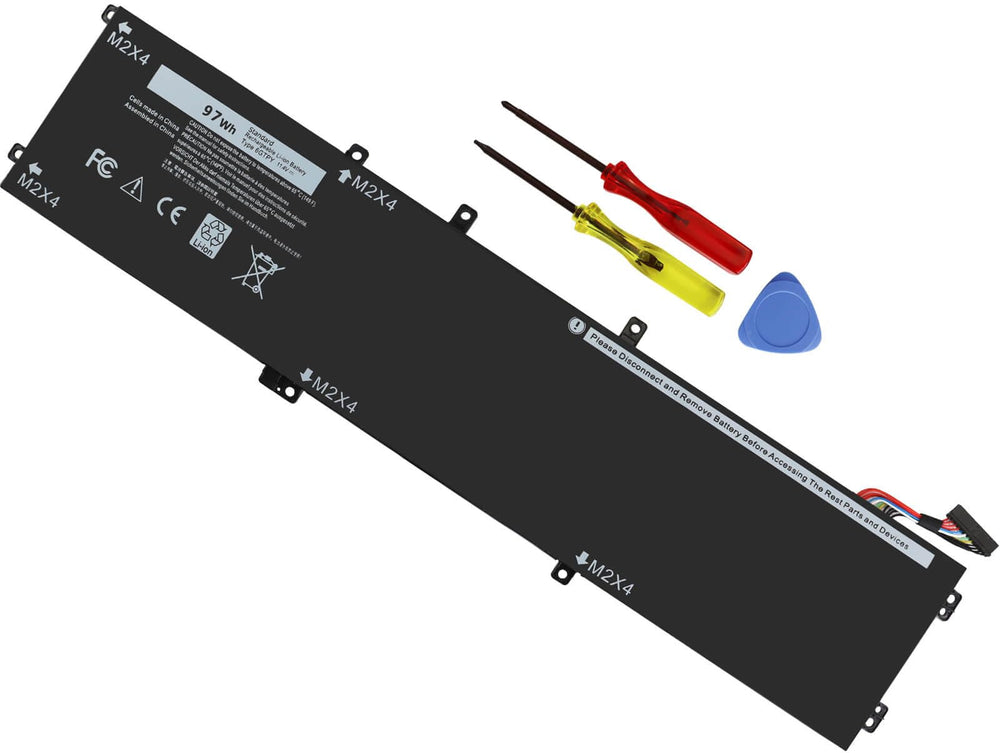 DMKAOLLK 97Wh 6GTPY battery for Dell XPS 9560, extended runtime for on-the-go productivity