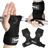 DMoose Fitness weight lifting grips with anti-slip design for secure lifting