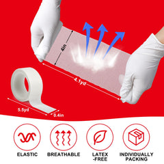 DMSKY gauze rolls non-stick and lint-free to protect wounds without fibers.