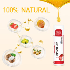 DMSKY lip balm application close-up with twist-up design