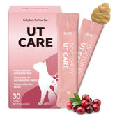 Doctor By UT Care cat UTI supplement bottle for daily urinary support.