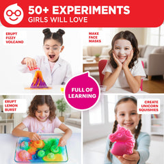 Doctor Jupiter Girls’ First Science Kit infinity-soap-volcano demonstrates colorful experiments for curious minds