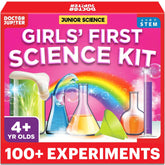 Doctor Jupiter Girls First Science Kit packaging invites curiosity for kids
