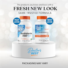 Doctor's Best Benfotiamine capsules pack supports nerve and metabolic health