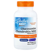 Doctor's Best glucosamine chondroitin msm bottle supporting joint comfort.