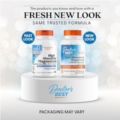 Doctor's Best magnesium glycinate lysinate capsules for gentle daily intake