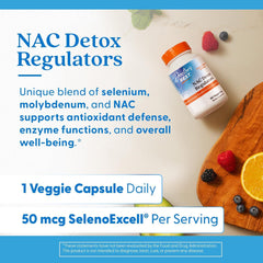 Doctor's Best NAC Detox Regulators packaging box on a clean surface