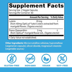 OptiLut marigold extract graphic highlighting the natural lutein source.