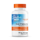 Doctor's Best Saw Palmetto softgel bottle with capsules for prostate support