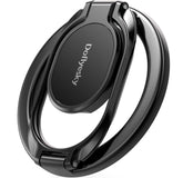 Doflyesky magnetic phone ring holder on iPhone with stand for hands-free viewing