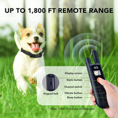 DOG CARE training collar with 5 modes for versatile cues and feedback