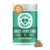 Doggie Dailies hip and joint chews in peanut butter flavor support daily activity and mobility.