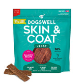 DOGSWELL Skin Coat Salmon Jerky for dogs promotes a healthy coat.