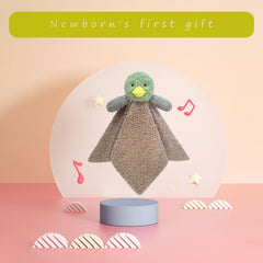 Doindute easy-grasp duck lovie supports tiny hands during play