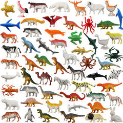 DOITEM dinosaur figures set for imaginative play and learning