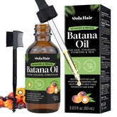 Dolahair Batana Oil bottle pour for smooth, nourished hair.