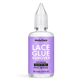 Dolahair Lace Glue Remover bottle pour demonstrates easy application for adhesive removal.
