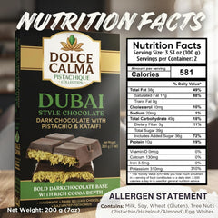 Dolce Calma pistachio detail highlighting premium ingredients and nutty aroma