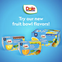Chilled fruit snack right from the fridge with Dole Cherry Mixed Fruit Cups