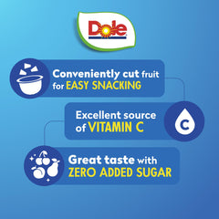 Dole Fruit Bowls cherry mixed fruit with bite-sized pieces for variety