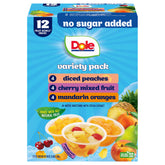 Dole Fruit Bowls diced peaches for quick, refreshing snack with no sugar added