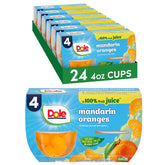Dole Mandarin Oranges in 100% juice close-up bowl for a vitamin C boost.