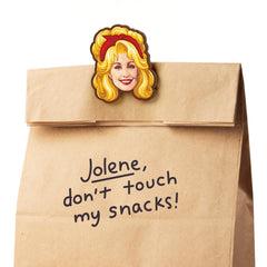Dolly Parton bag clip durable springs ensure a strong grip