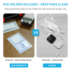 DOMAS latex-free pad reduces skin irritation during use.