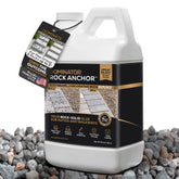 Dominator Rock Anchor 64oz bottle pour demonstrates easy, consistent coverage for rock beds.