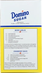 Domino Cane Sugar 32oz set up in a baking station