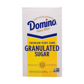 Domino Cane Sugar 32oz packaging shown for pantry storage and easy measurements