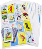 Don Clemente Loteria authentic Mexican game with colorful tablas for family play