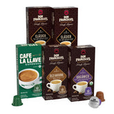 Don Francisco's Classico espresso pod with rich crema for a bold morning shot.