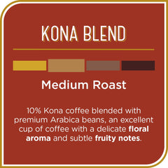 Don Francisco's Kona Blend pods in Keurig brewer ready to brew.