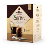 Don Francisco's organic cold brew pitcher packs ready to brew four servings
