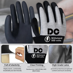 DongChu gloves with anti-slip textured grip for secure handling.