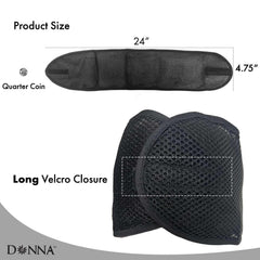 Donna Deluxe foam mesh wrap showcases adjustable closure for secure, personalized fit.
