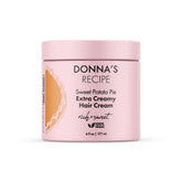 Donna's Recipe by Tabitha Brown Sweet Potato Pie Hair Cream jar front for lightweight hydration